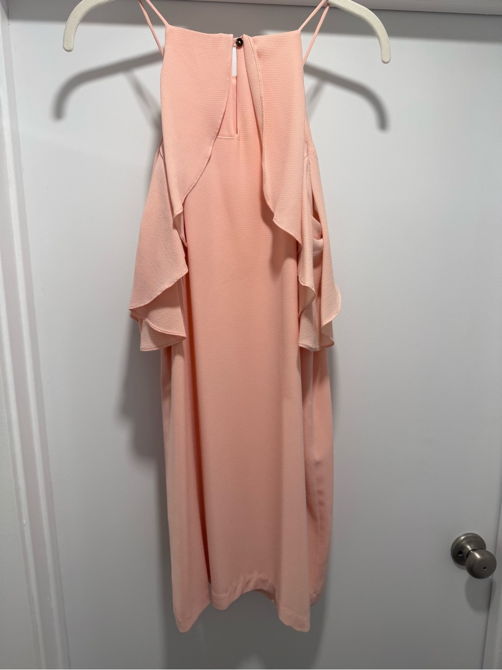 Sleeveless Ruffle Halter Midi Dress - Picture 3 of 3